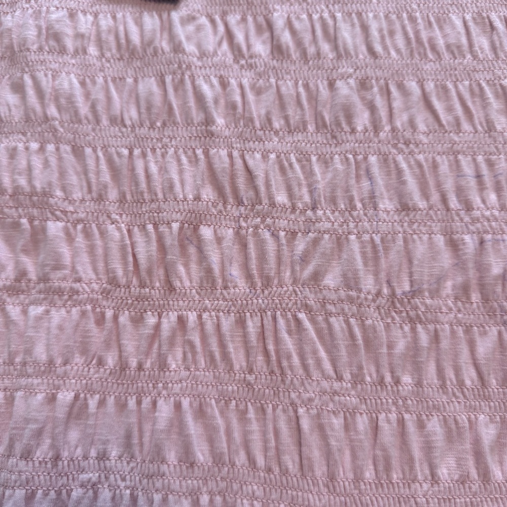 NWT Universal Thread Smocked Jersey Knit Maxi A-Line Dress - Pink XXL - Picture 5 of 6